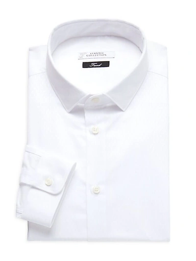 Shop Versace Cotton Dress Shirt