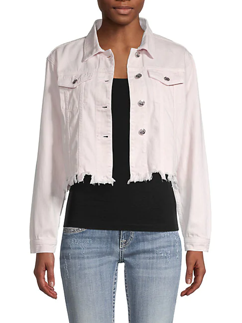 blush denim jacket