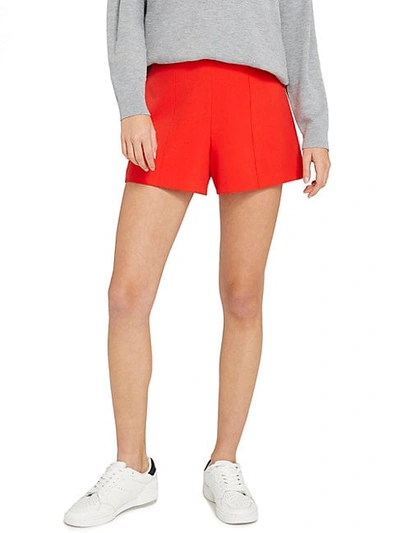 Shop Alice And Olivia Hera High-waist Seamed Shorts