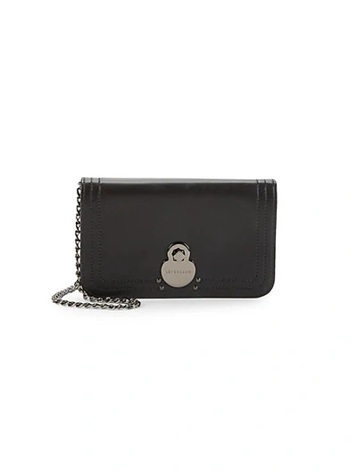 Shop Longchamp Leather Chain Wallet