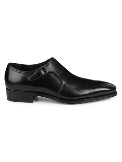 Shop Ferragamo Limited Edition Duccio Monk-strap Loafers