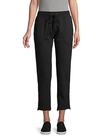 Shop David Lerner Step-hem Cotton Cropped Pants