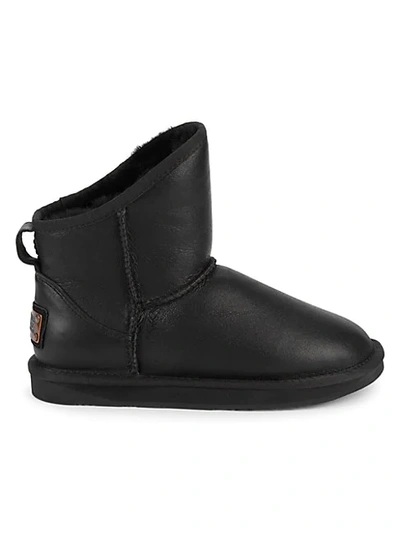 Shop Australia Luxe Collective Cosy Shearling & Leather Ankle Boots