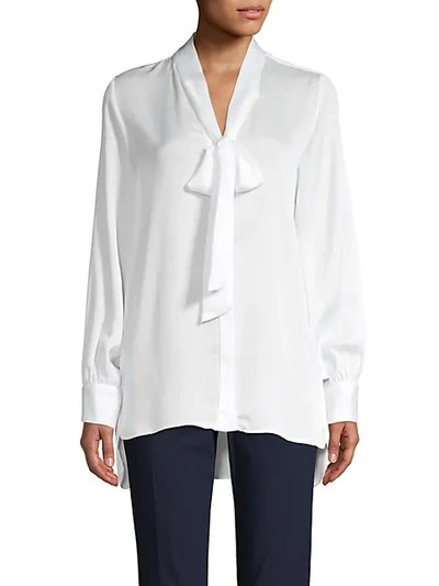 Shop Bcbgmaxazria Bow-neck Blouse