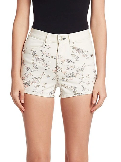 Shop Rag & Bone Ellie Floral Denim Shorts
