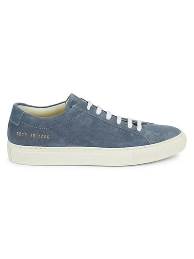 Shop Common Projects Suede Sneakers
