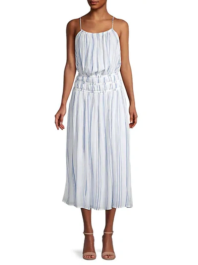 Shop Frame Striped Midi Dress