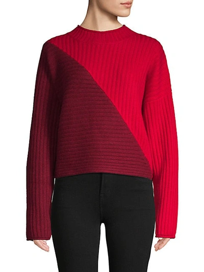 Shop Naadam Colorblock Wool & Cashmere-blend Sweater