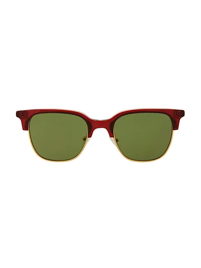 Shop Tomas Maier Core 50mm Square Sunglasses
