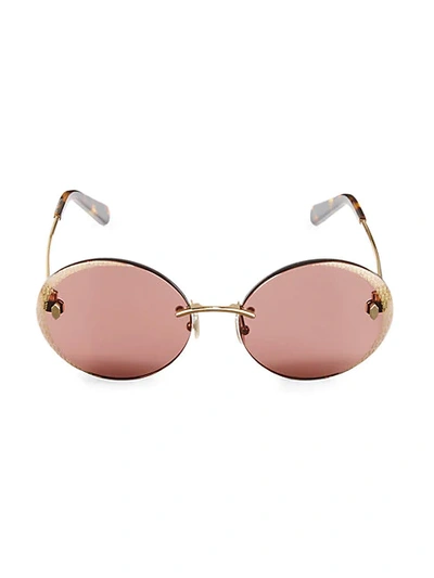 Shop Roberto Cavalli 62mm Round Sunglasses