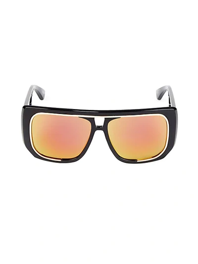 Shop Moschino 58mm Shield Sunglasses