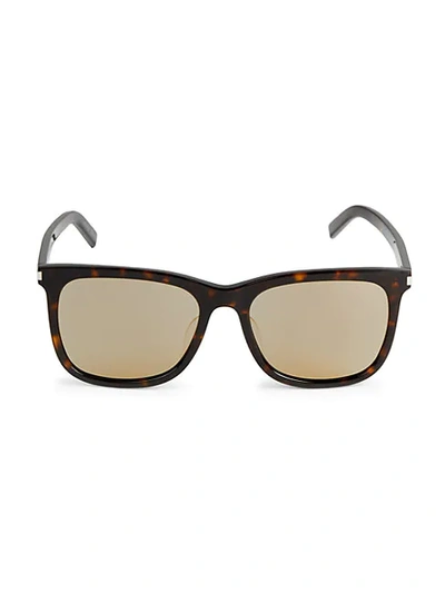 Shop Saint Laurent Core 58mm Square Sunglasses