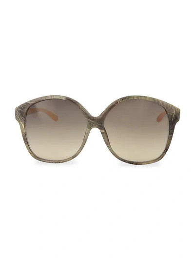 Shop Linda Farrow Novelty 61mm Oversized Square Sunglasses