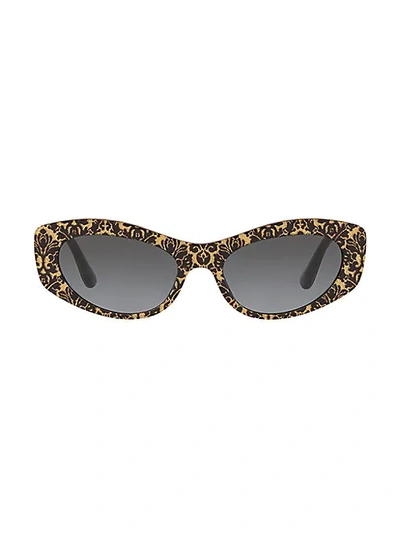 Shop Dolce & Gabbana Origin 53mm Cat Eye Sunglasses