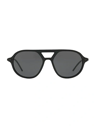 Shop Dolce & Gabbana Origin 54mm Pilot Sunglasses