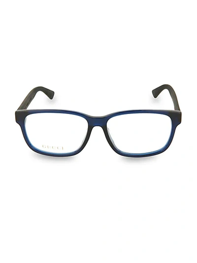 Shop Gucci 56mm Optical Glasses