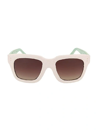 Shop Linda Farrow Novelty 52mm Square Sunglasses