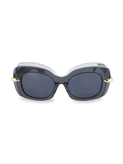 Shop Pomellato 50mm Squared Cat Eye Sunglasses