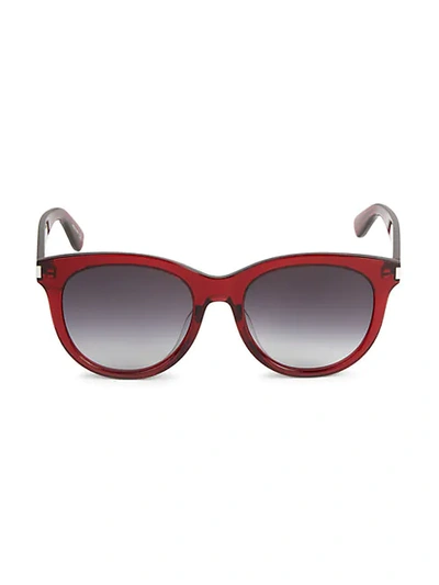 Shop Saint Laurent Core 55mm Square Sunglasses