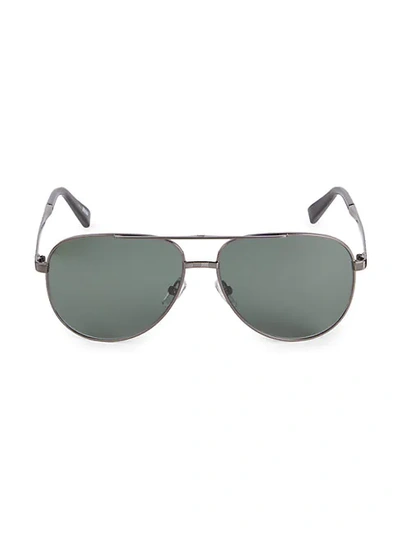 Shop Ermenegildo Zegna Ez 60mm Aviator Sunglasses