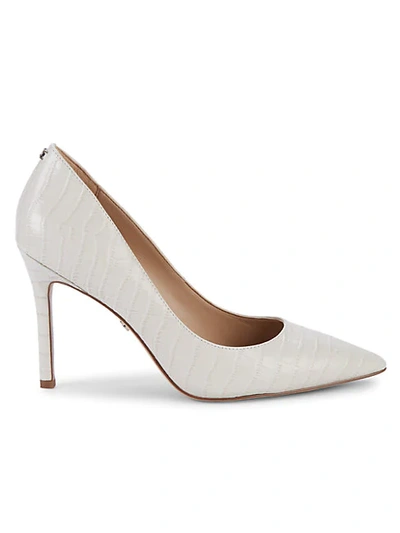 Sam Edelman Beth Croc-effect Leather Pumps