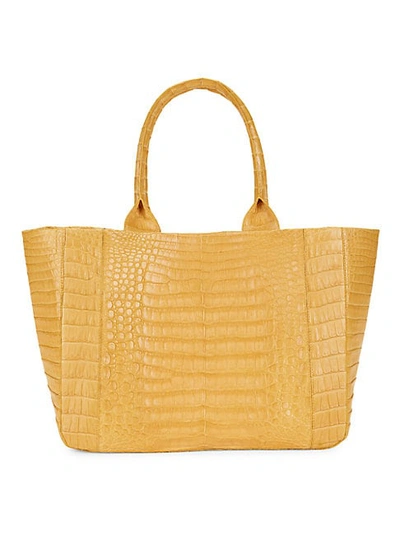 Shop Nancy Gonzalez Soft Crocodile Leather Tote