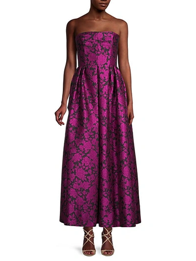 Shop Erdem Rose Jacquard Gown