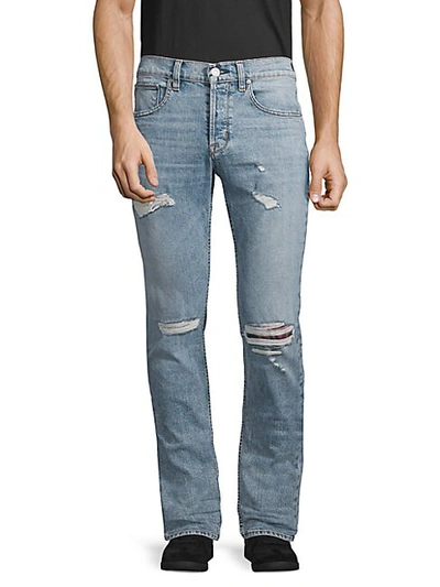 Shop Hudson Slim Straight Distressed Jeans