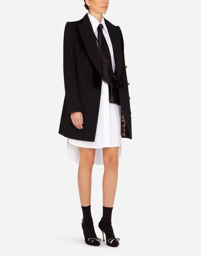 Shop Dolce & Gabbana Oversized Poplin Shirt