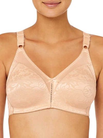 Shop Bali Double Support Wire-free Bra In Soft Taupe