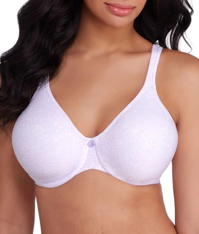 Shop Bali Passion For Comfort Seamless Bra In Lilac Rose Print