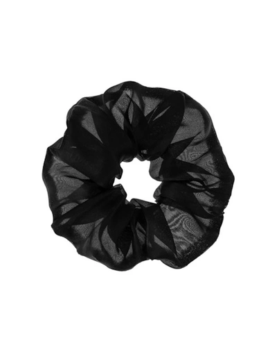 Shop Moye Oversized Organza Scrunchie - Luna In Black