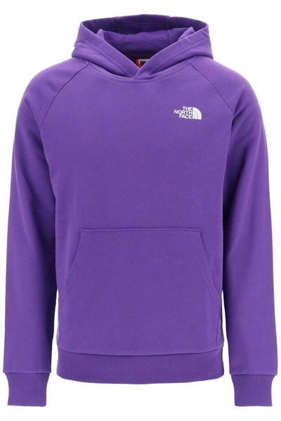 Shop The North Face Redbox Logo Print Hoodie In Peak Purple (purple)