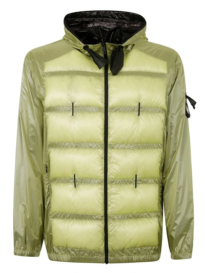 Shop Moncler Genius Hiles Padded Jacket In Yellow
