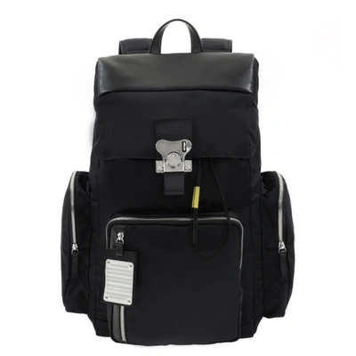 Shop Fpm Nylon Bank On The Road-butterfly Pc Backpack L In Black