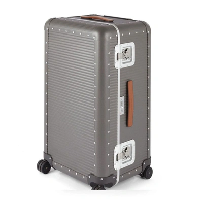 Shop Fpm Aluminum Bank-trunk On Wheels L In Steel - Grey