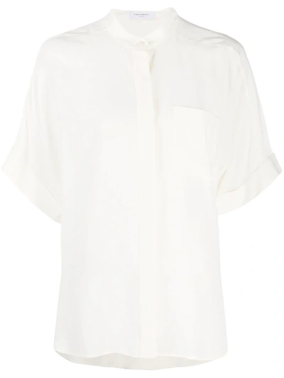 Shop Equipment Alvia Silk Shirt In White