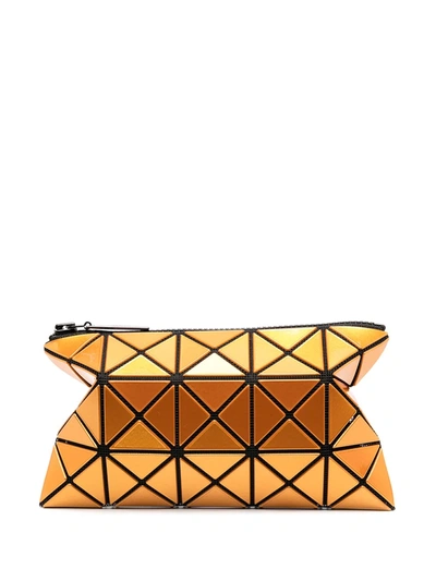 Shop Bao Bao Issey Miyake Prism Zipped Pouch In Yellow