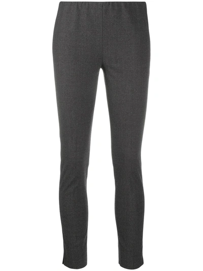 Shop Antonelli Slim Leg Trousers In Grey