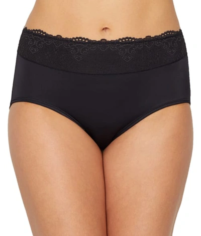 Shop Bali Smooth Passion For Comfort Lace Brief In Black