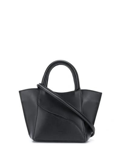 Shop Atp Atelier Leuca Mini Bag In Black