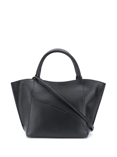 Shop Atp Atelier Galatina Tote Bag In Black