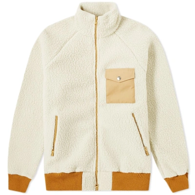 Shop Battenwear Warm-up Fleece In White