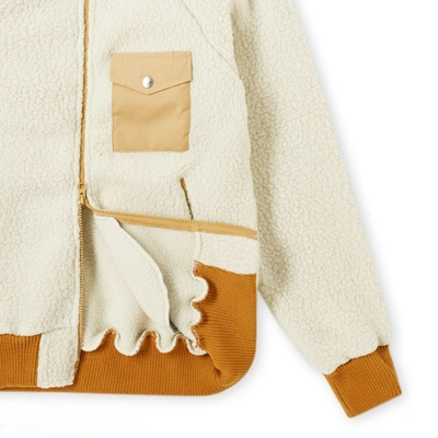 Shop Battenwear Warm-up Fleece In White