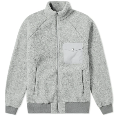 Shop Battenwear Warm-up Fleece In Grey