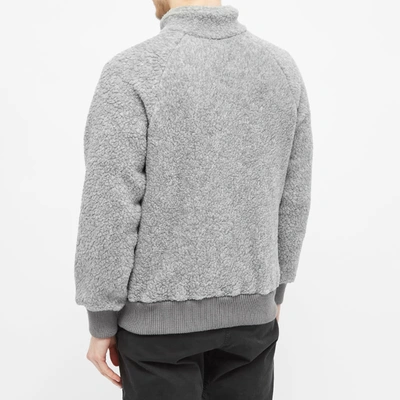 Shop Battenwear Warm-up Fleece In Grey