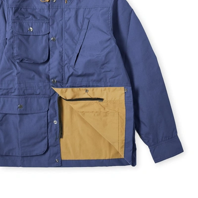 Shop Battenwear Travel Shell Parka In Blue