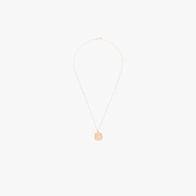 Shop Alighieri 9k Rose Gold Infernal Storm Necklace In Pink