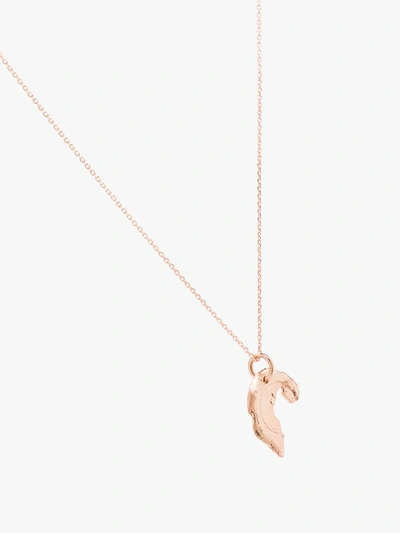 Shop Alighieri 9k Rose Gold Odyssey Necklace In Pink