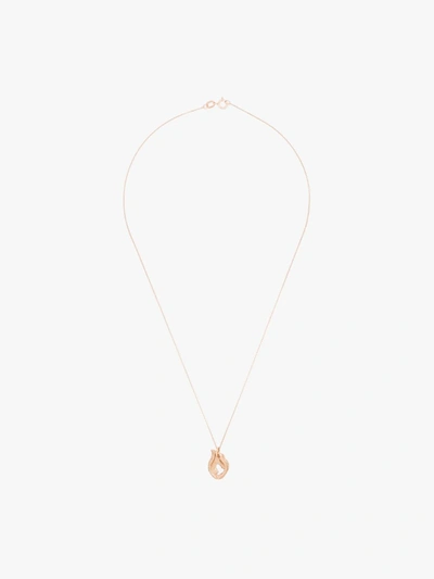 Shop Alighieri 9k Rose Gold Spellbinding Amphora Necklace In Pink